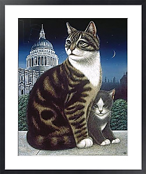 Постер Брумфильд Франсис (совр) Faith, the St. Pauls Cat, 1995