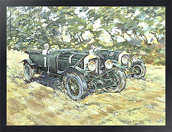 Постер Меткалф Клайв (совр) 1929 Le Mans Winning Bentleys