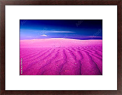 Постер Сказочная пустыня с фиолетовым песком