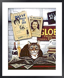 Постер Брумфильд Франсис (совр) Beerbohm, the theatre cat
