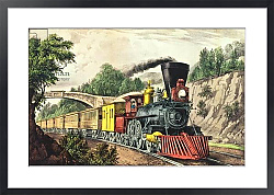 Постер Неизвестен The Express Train, published by Nathaniel Currier and James Merritt Ives