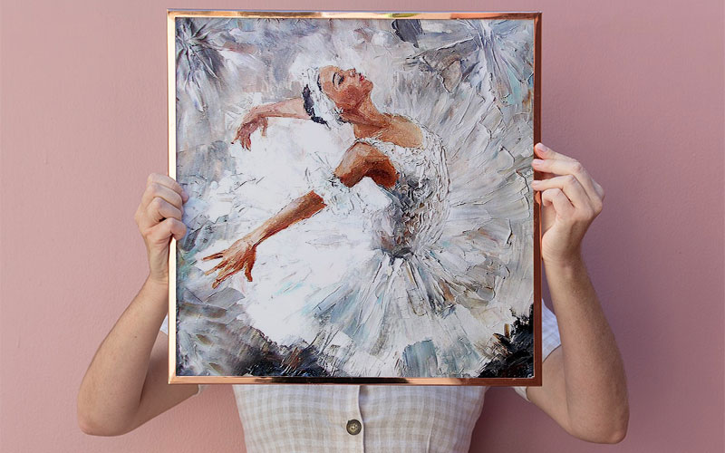 Картина с балериной в подарок танцору