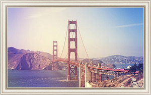 Постер США, Сан-Франциско. Мост Золотые Ворота