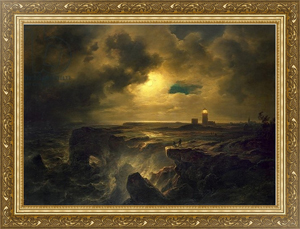Картина в раме Helgoland in Moonlight, 1851
