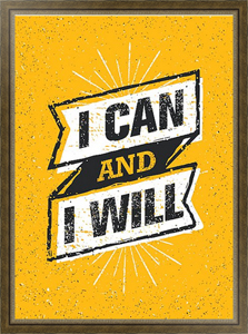Постер I Can And I Will