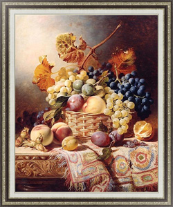 Репродукция картины Натюрморт с фруктами