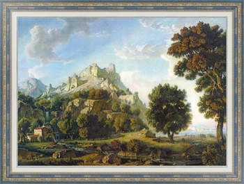 Репродукция картины Крымский пейзаж