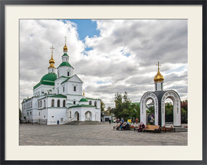 Постер под стеклом Москва, Россия. Свято-Данилов монастырь