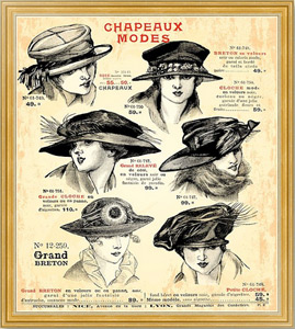 Постер Chapeaux Mode