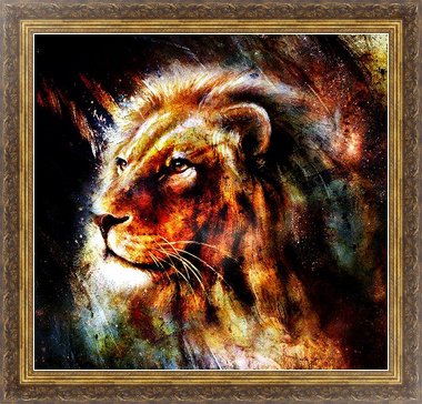 Картина на холсте Портрет льва
