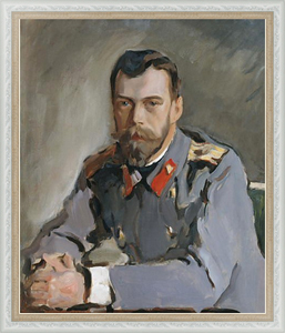 Картина в раме Портрет Николая II. 1900