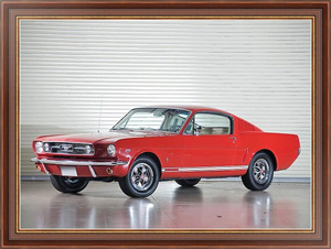 Постер для интерьера Mustang GT K-Code Fastback '1966