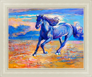Картина на холсте Синяя лошадь