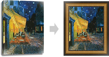 Картина Ван Гога «Ночное кафе» в раме 805.OAC.422