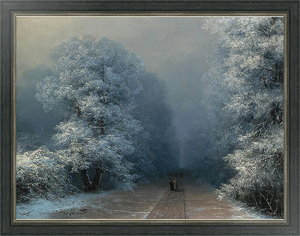 Картина на холсте Зима в Борисоглебске