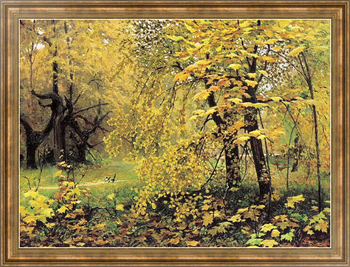 Репродукция картины Золотая осень